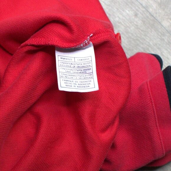 Nike Georgia Bulldogs Polo Shirt Mens L Red Golf Shirt Y2K Football - Picture 5 of 5